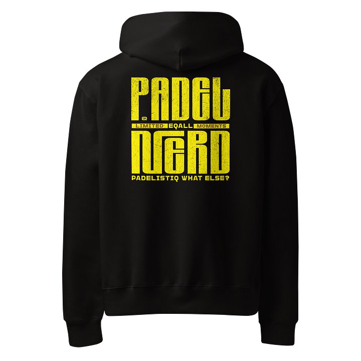 PADELISTIQ Nerd Bella Butterfly Champ Hoodie R3CVR.i by EQALL® Essentials_Yellow product image (5)