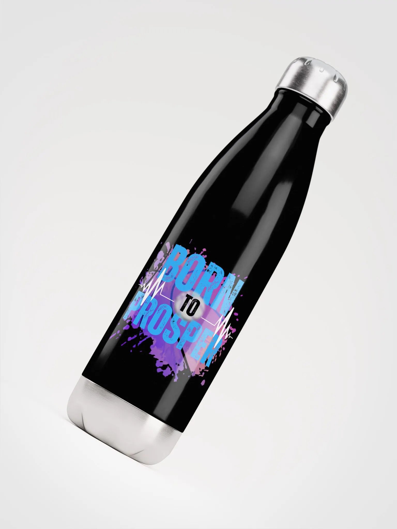 Born to Prosper Stainless Steel Water Bottle product image (4)
