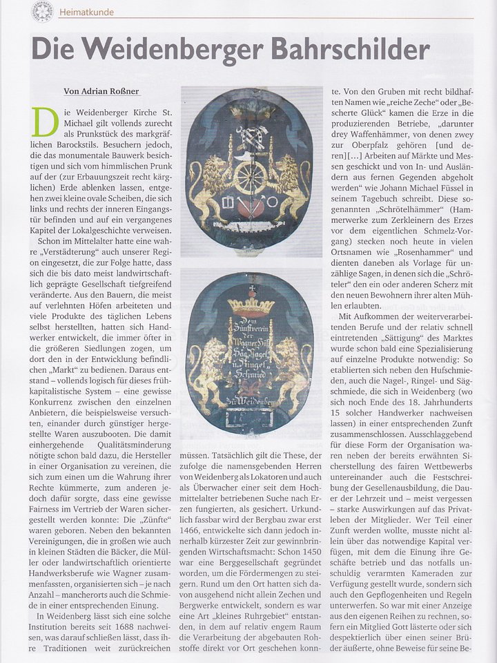 Die Weidenberger Bahrschilder product image (1)