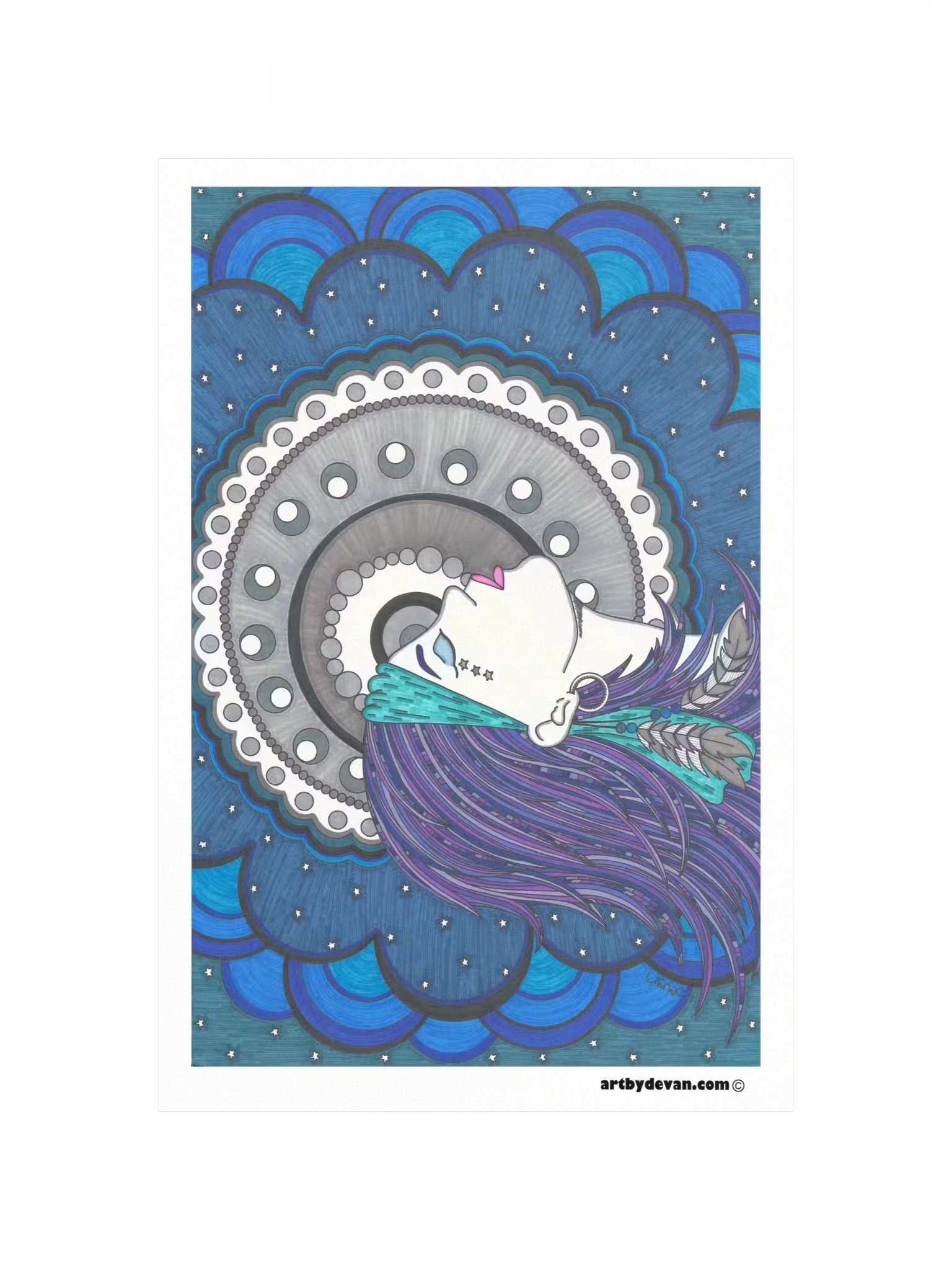 Art Print: Madame Moon product image (4)