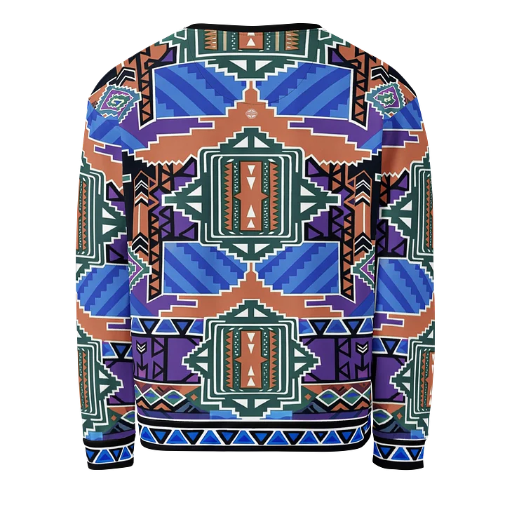 The 90s Aztec Blue/Purple Sweatshirt product image (2)