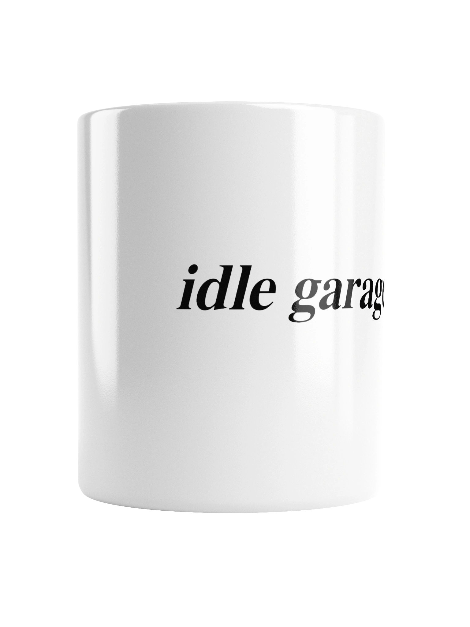 Idle Garage Black Logo Mug product image (2)