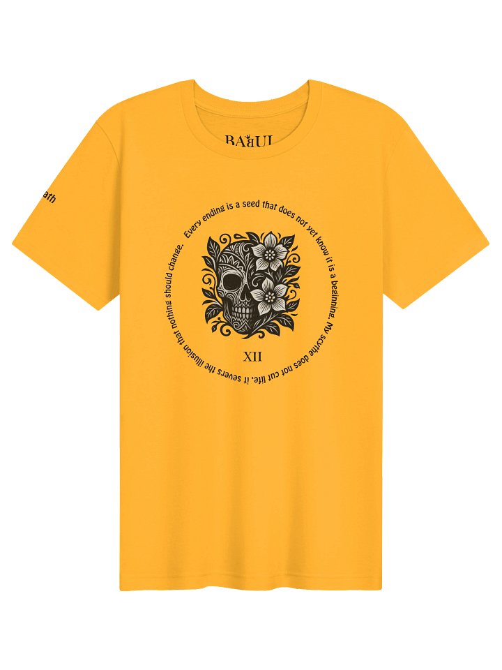 Death - ArcanaPop T-Shirt – Where Tarot Magic Meets Pop Art product image (1)