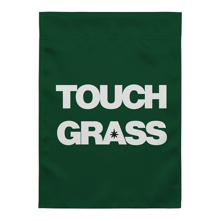 "Touch Grass" Garden Flag product image (1)