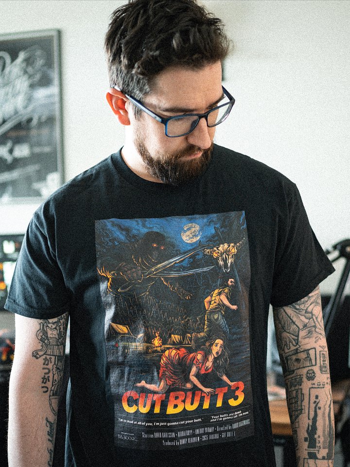 Cut Butt 3 - Movie Poster - T-shirt product image (2)