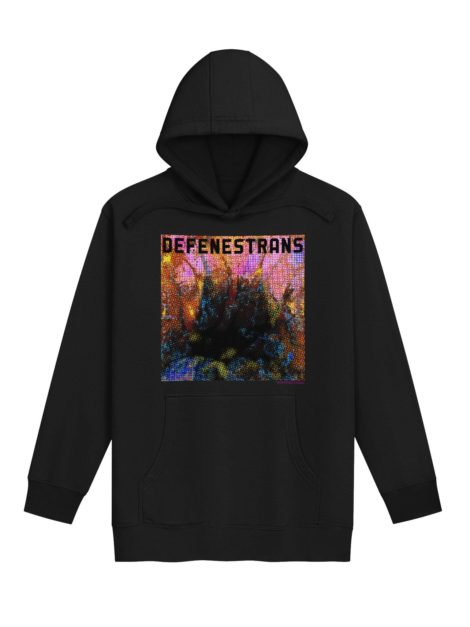 Defenestrans "glow" logo hoodie product image (1)