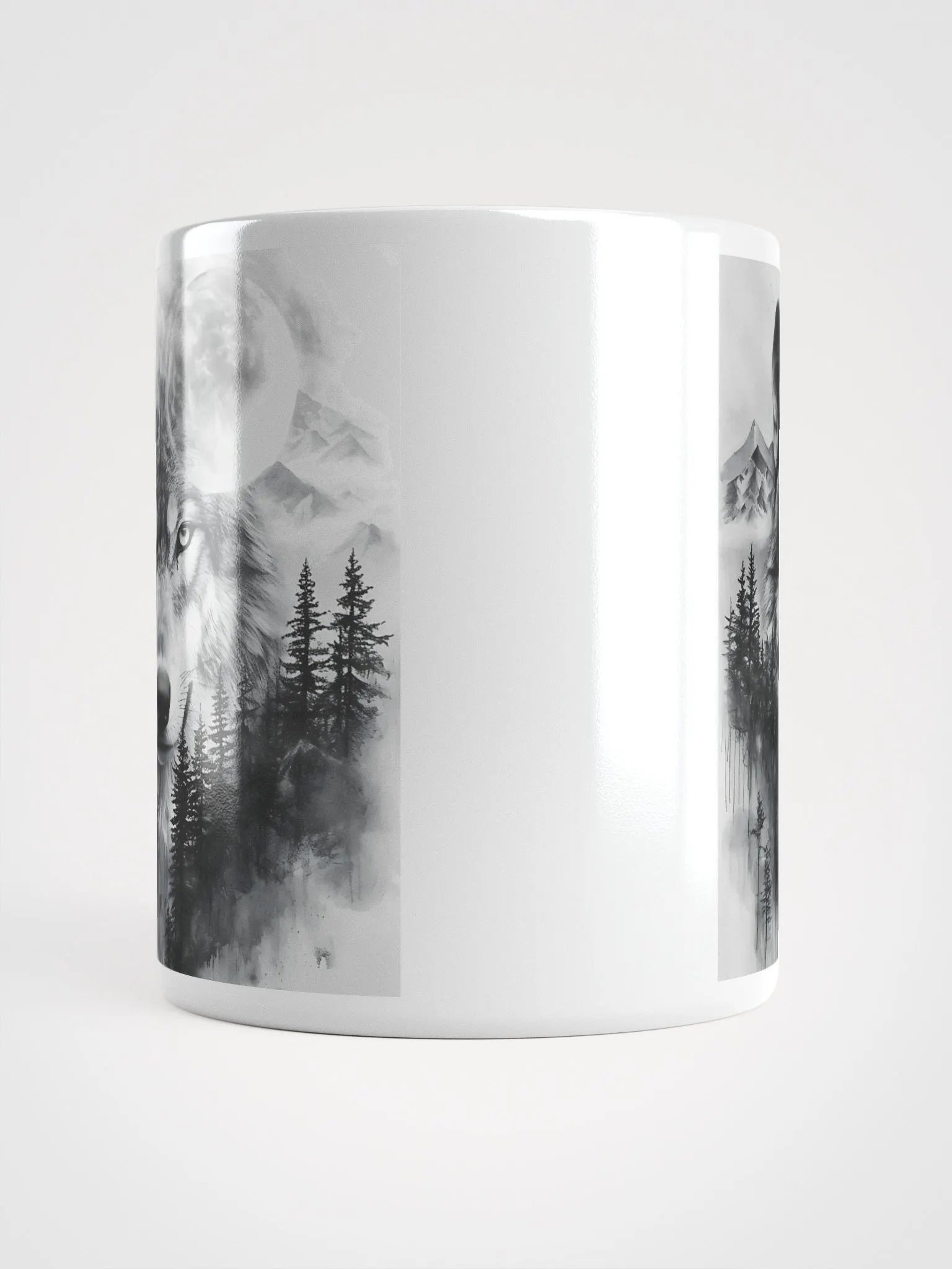 Mystical Wolf Reflection Mug product image (5)