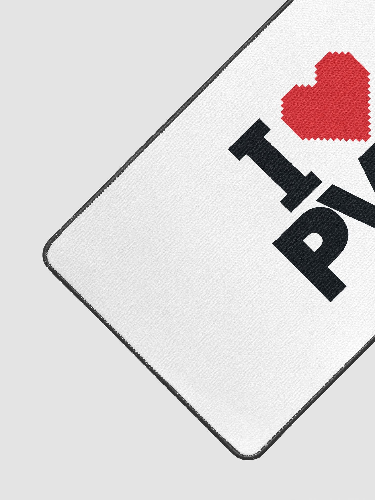 IHEARTPVD.COM | 8-BIT | WHITE MUG Large Neoprene Work Mat product image (3)