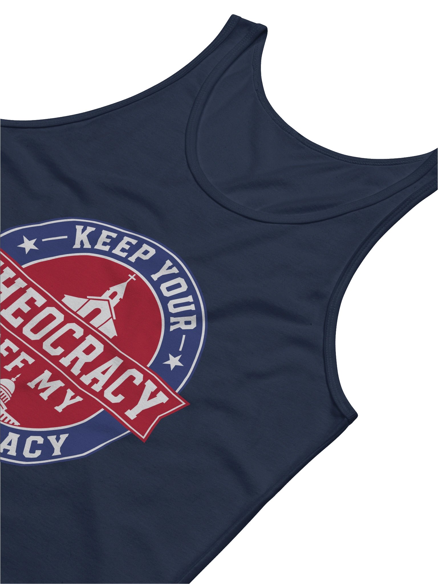 Keep Your Theocracy Off My Democracy - Men’s Tank Top product image (11)