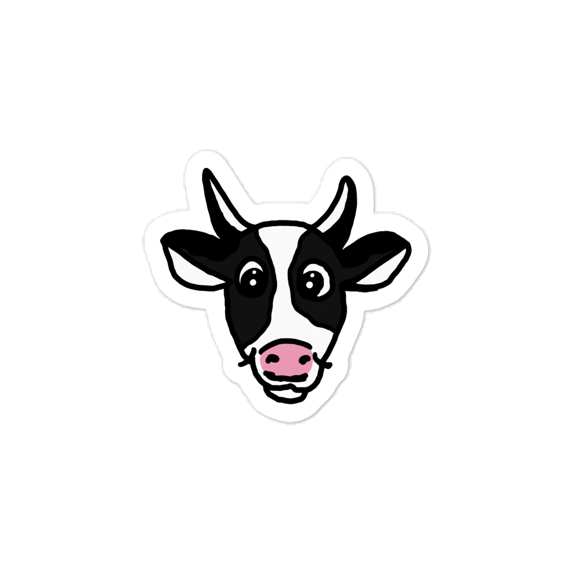 Cute Cow Sticker product image (1)