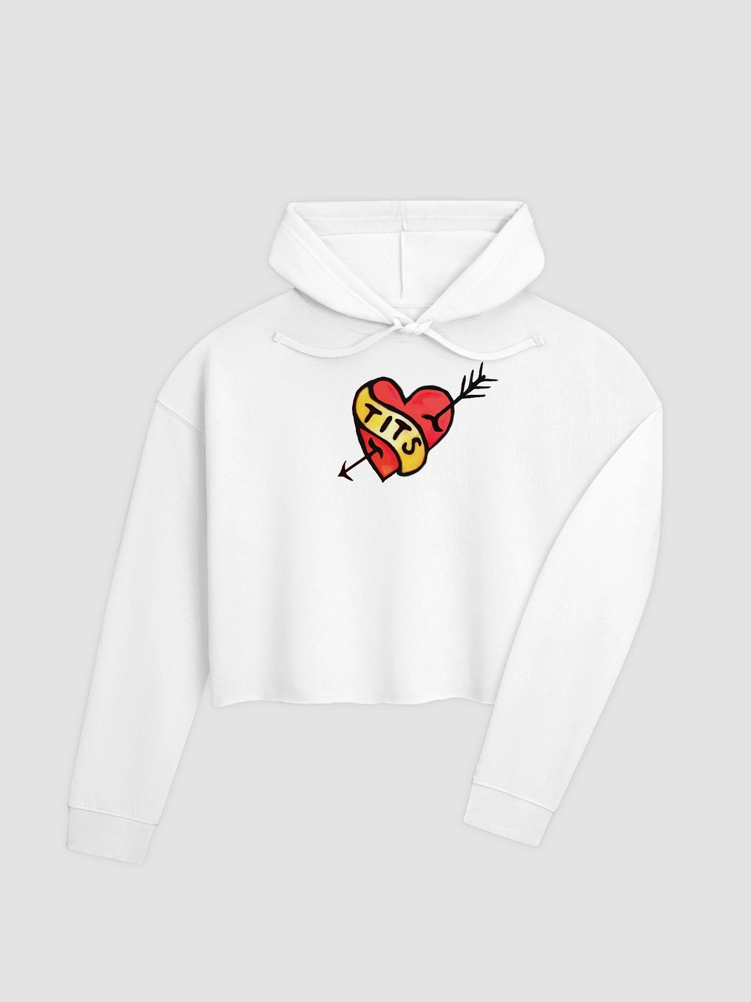 WOMENS TITS Cropped Hoodie product image (4)