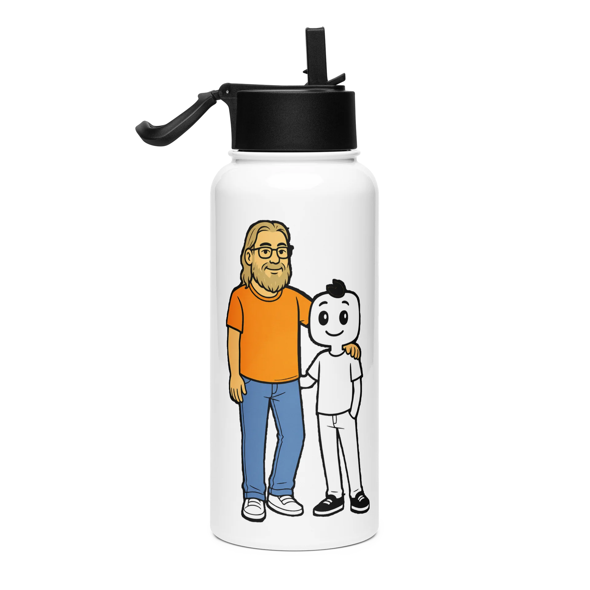 Dear Future Overlords Stainless Steel Water Bottle product image (1)