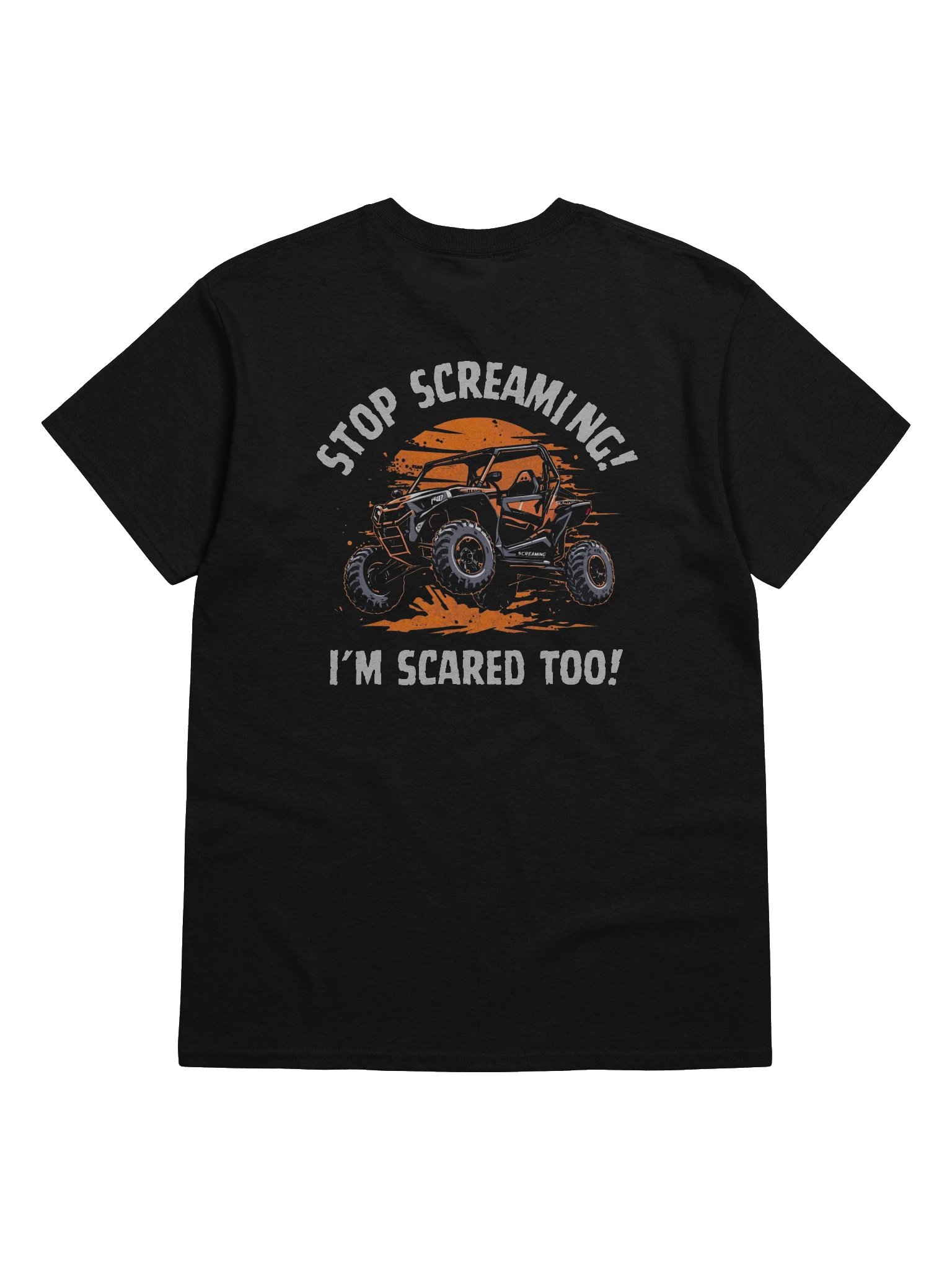 Stop Screaming Print on Gildan Heavyweight Tee product image (21)