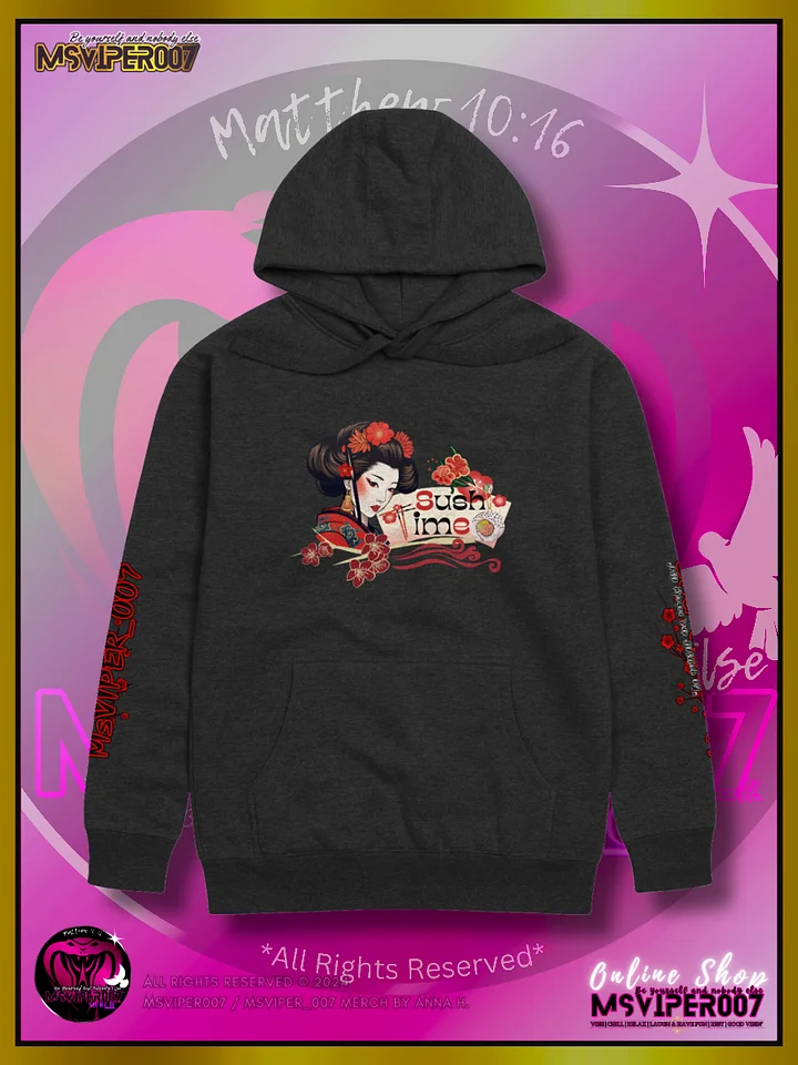 Hoodie - MsViper007's "Sushi Time" Cozy Hoodie By Anna H. product image (1)