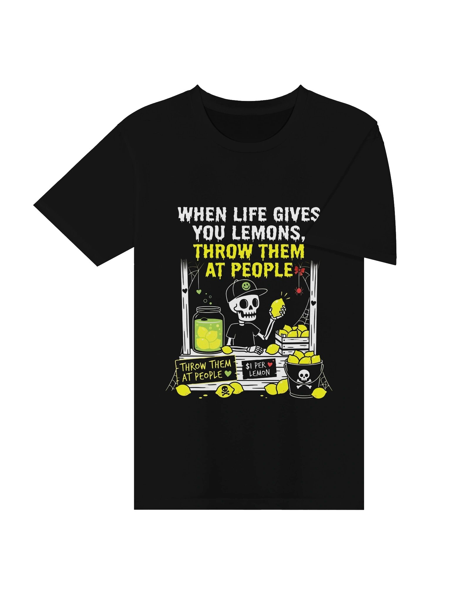 When Life Gives You Lemons Skeleton T-Shirt product image (4)