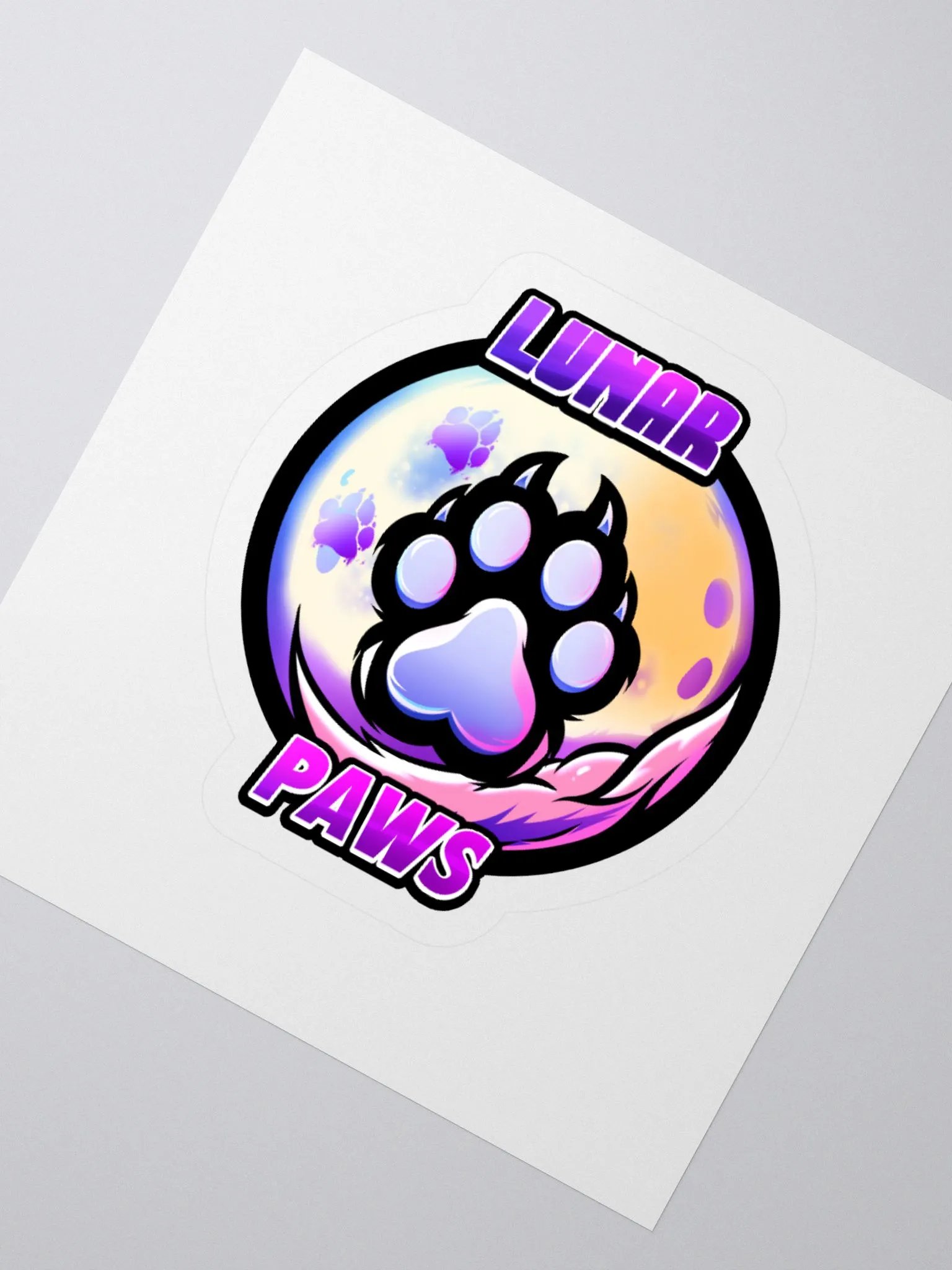 Lunar Paws Celestial Kiss Cut Stickers product image (2)