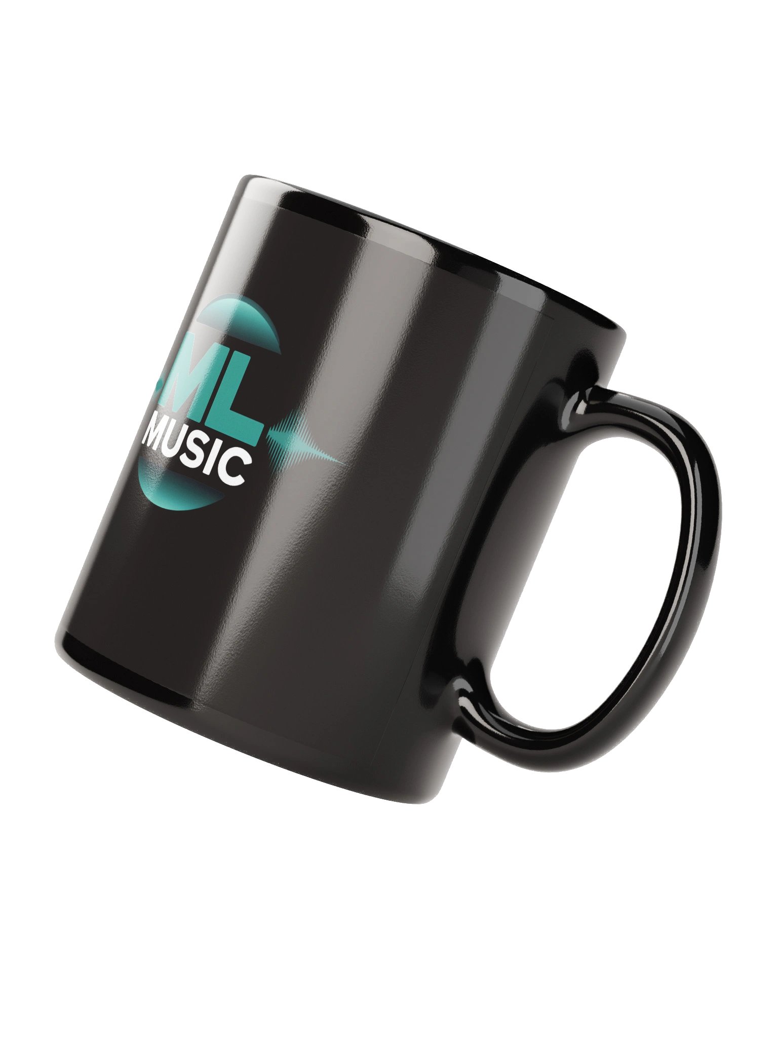 The ML Mug – The Logo Series (Black Glossy Edition) product image (2)