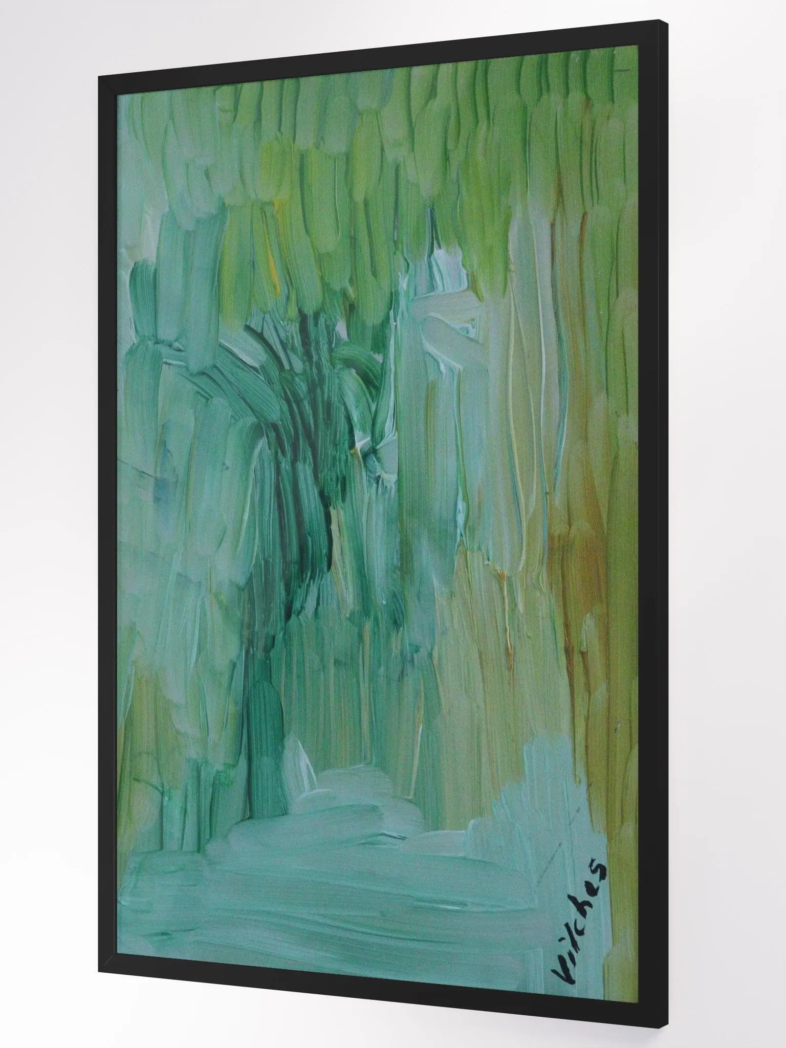 Verdant Layers Framed Art Print product image (3)