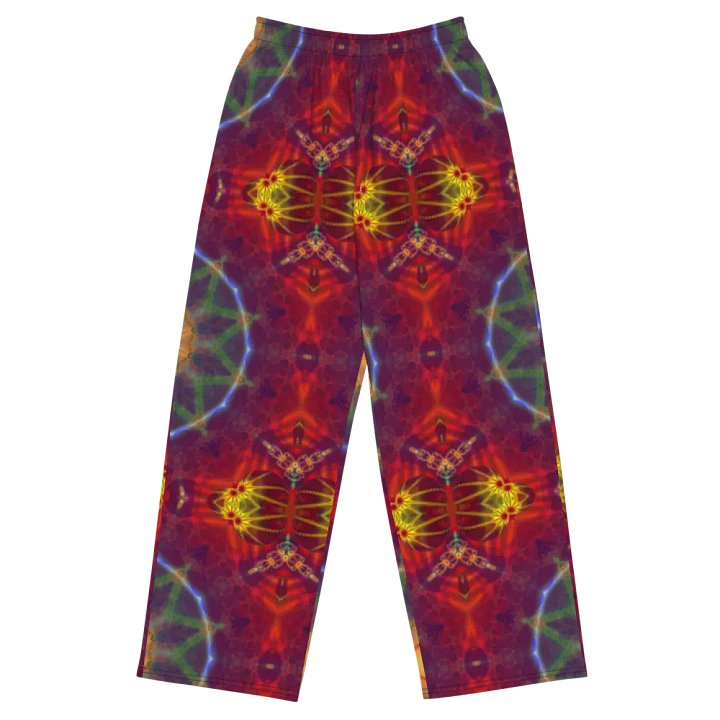 Orange and Purple Kaleidoscope Wideleg Pants product image (1)
