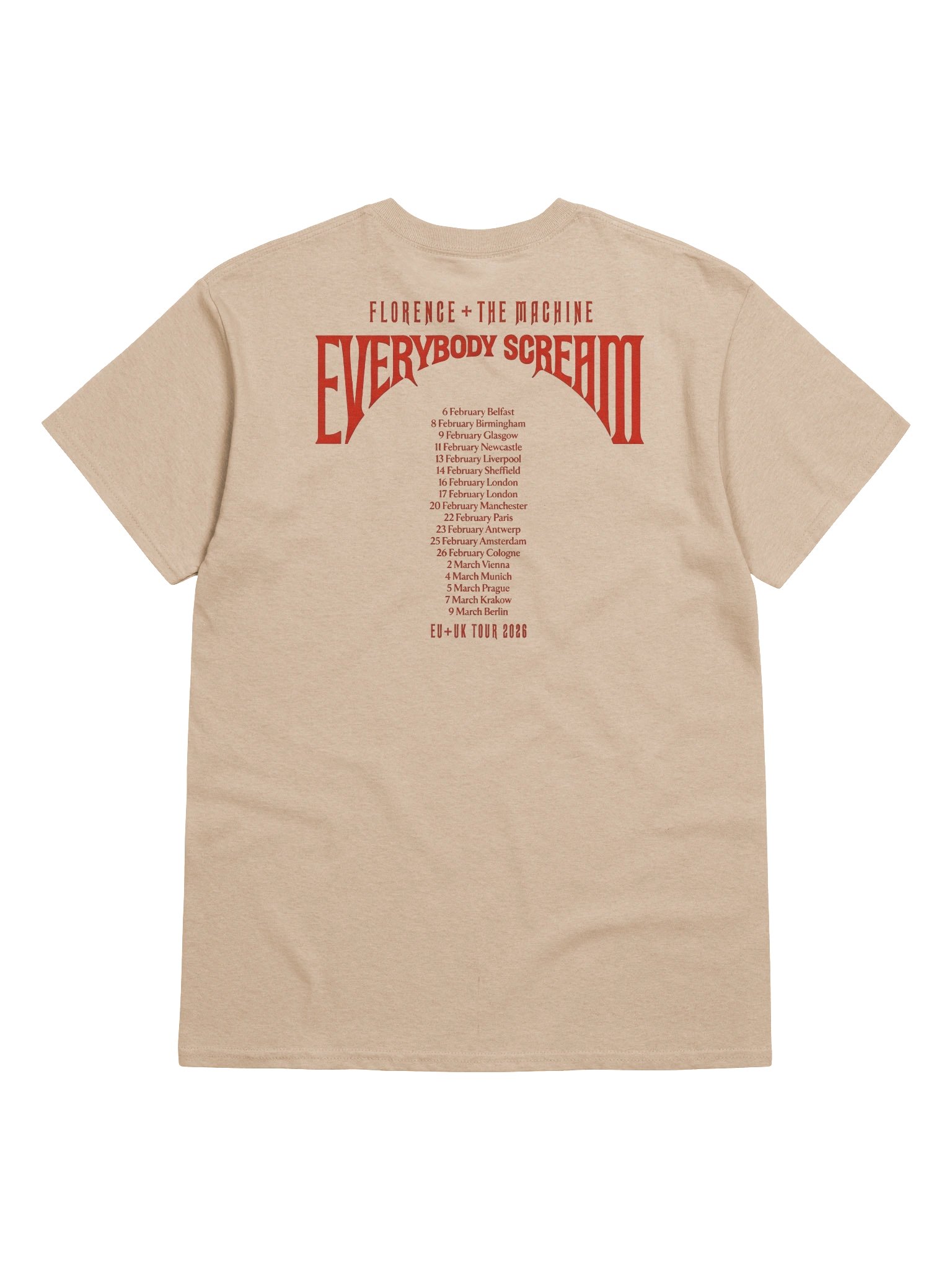 Florence And The Machine Everybody Scream Tour Tshirt product image (2)