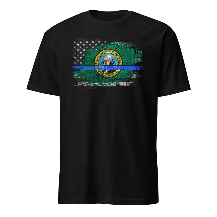 Washington Thin Blue Line Flag product image (1)