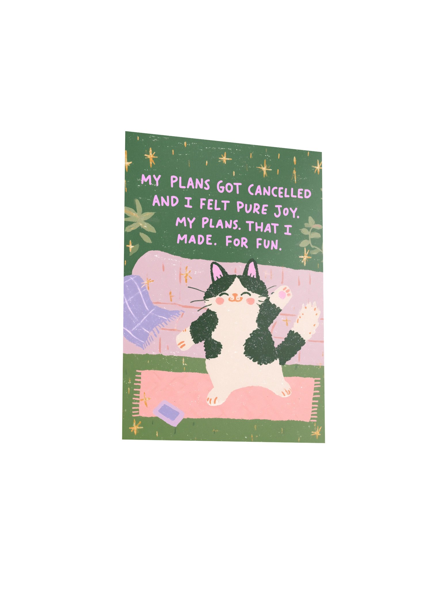 Plans Got Cancelled Cat Poster product image (20)