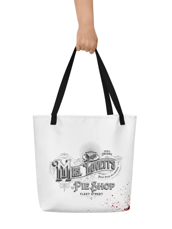Mrs. Lovett’s Pie Shop Tote Bag – All-Over Print Carryall for Sweeney Todd & Broadway Enthusiasts product image (4)
