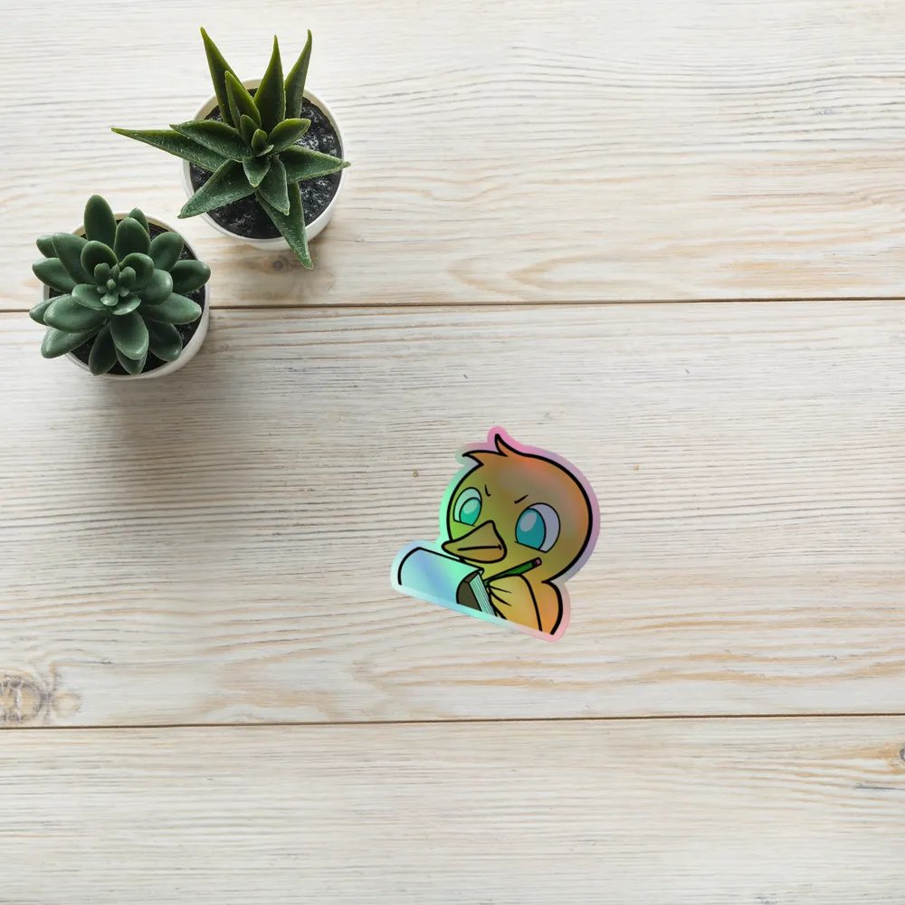 Notes Holo Sticker product image (8)