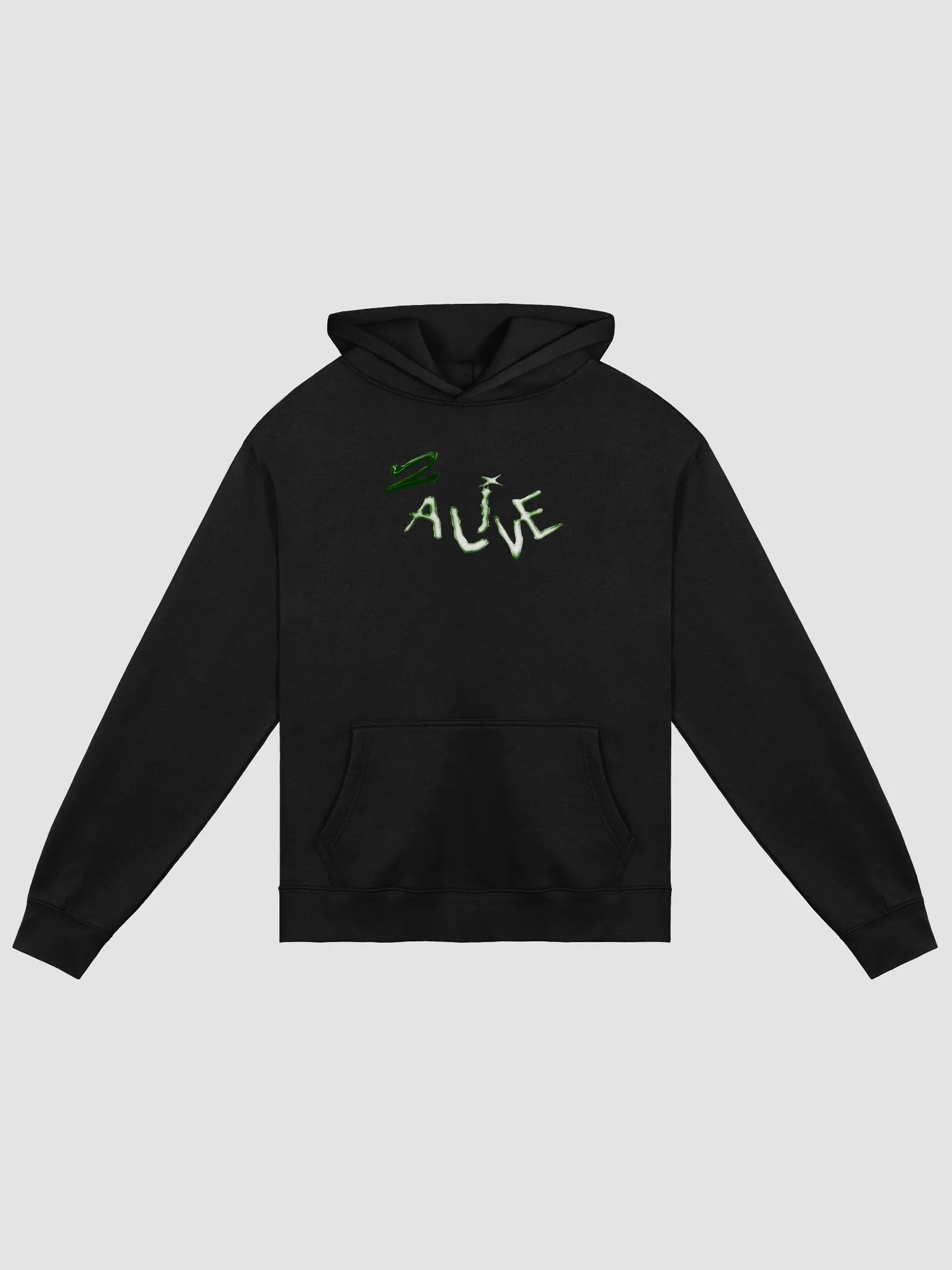 LYFË3 2 ALIVË MERGED COVER HOODIE product image (1)