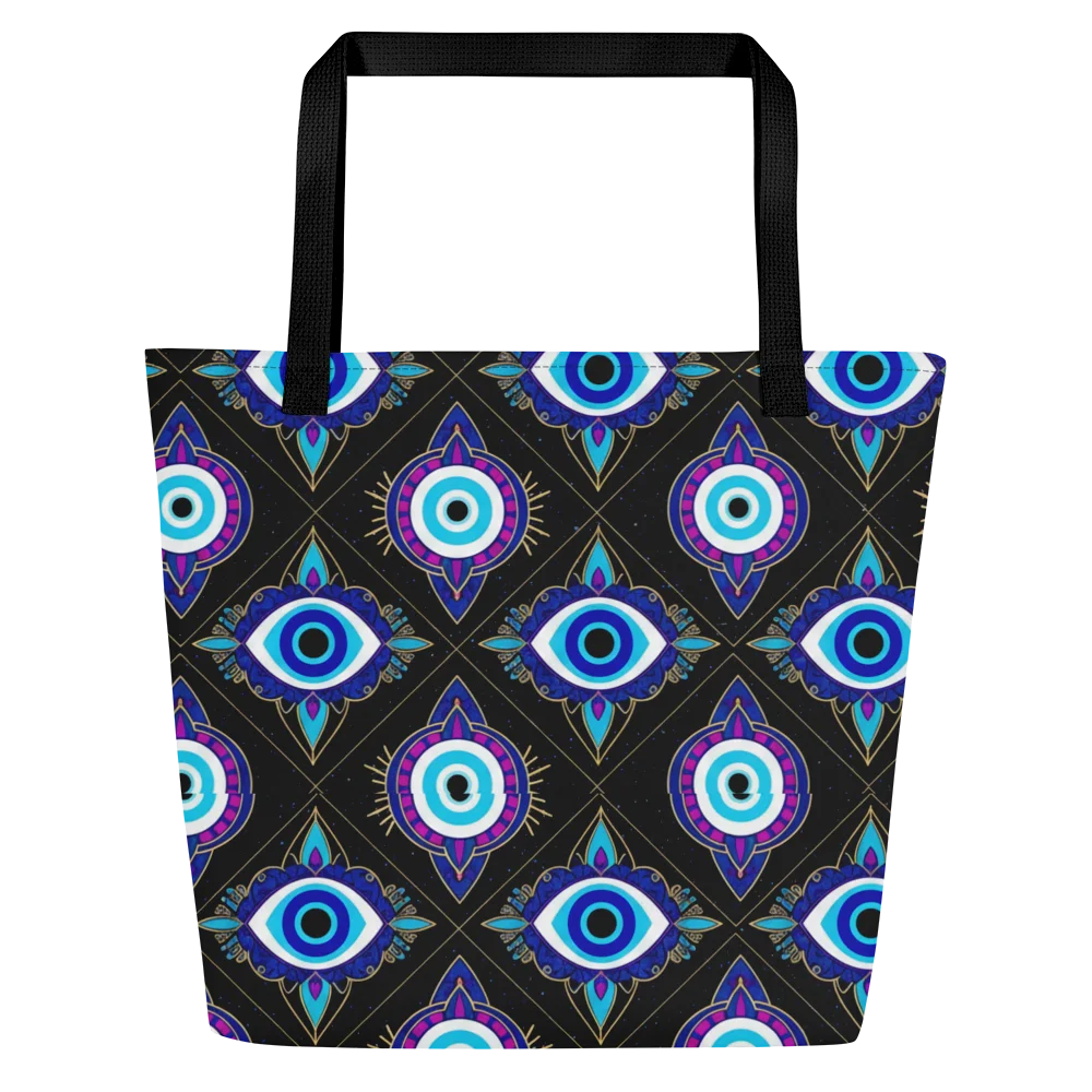 Evil Eye Protection -All-Over Tote Bag product image (3)