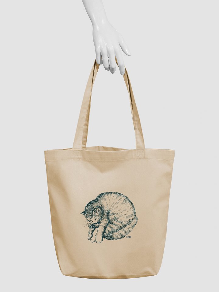 Cozy Cat Nap Eco Tote product image (2)