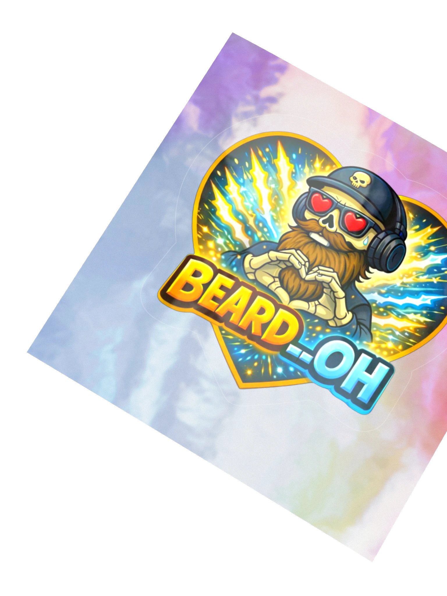 Beard__Oh Holographic Sticker Sheet product image (2)