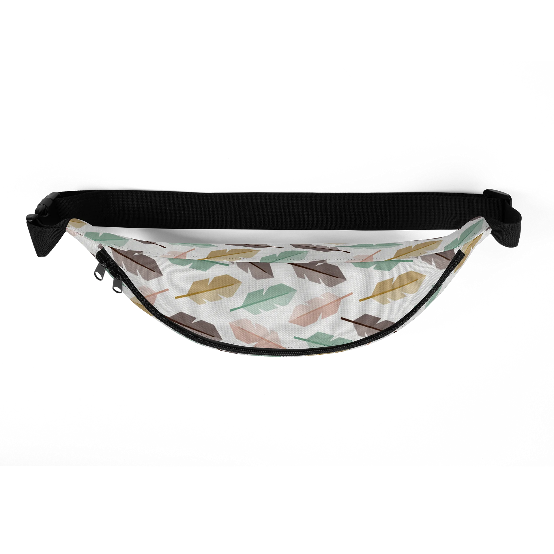 Mid-Century Modern Feathers All-Over Fanny Pack product image (5)