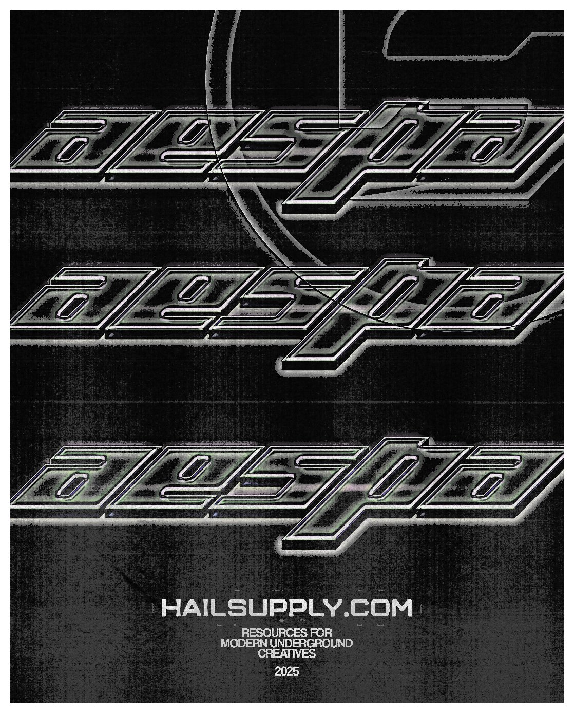 FREE 3D PHOTOSHOP CHROME TEXT EFFECT product image (7)