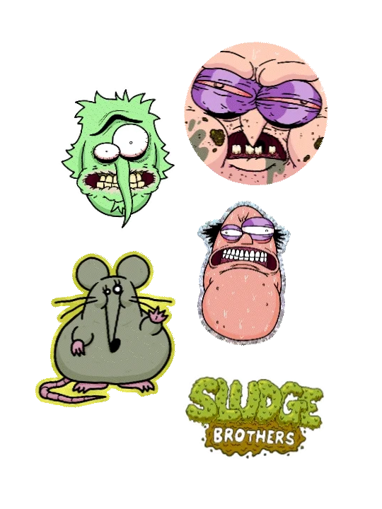 SLUDGEY STICKER PACK product image (2)