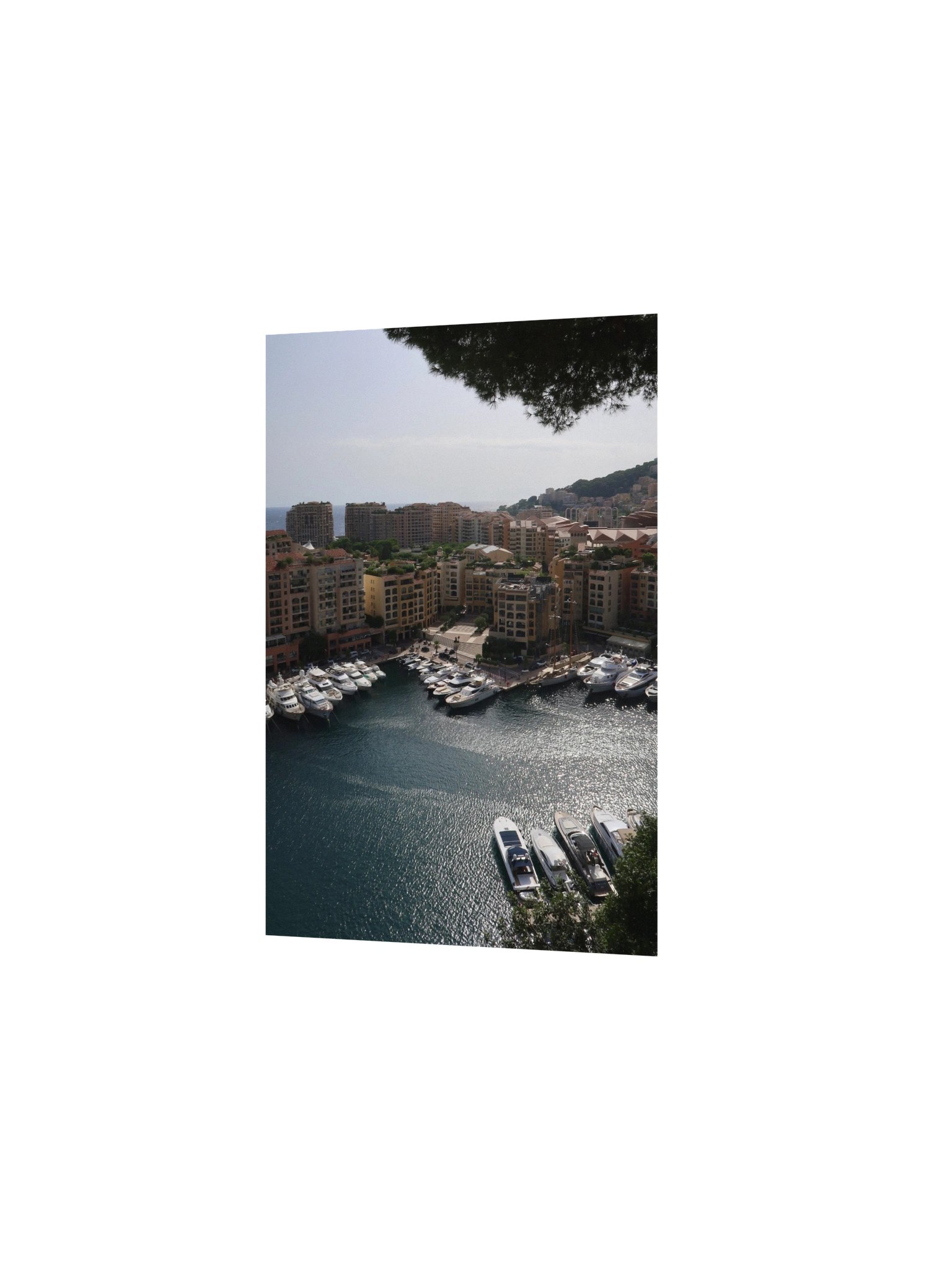 Monaco - Marina Harbor Filled with Luxury Yachts – (Print Only) product image (3)