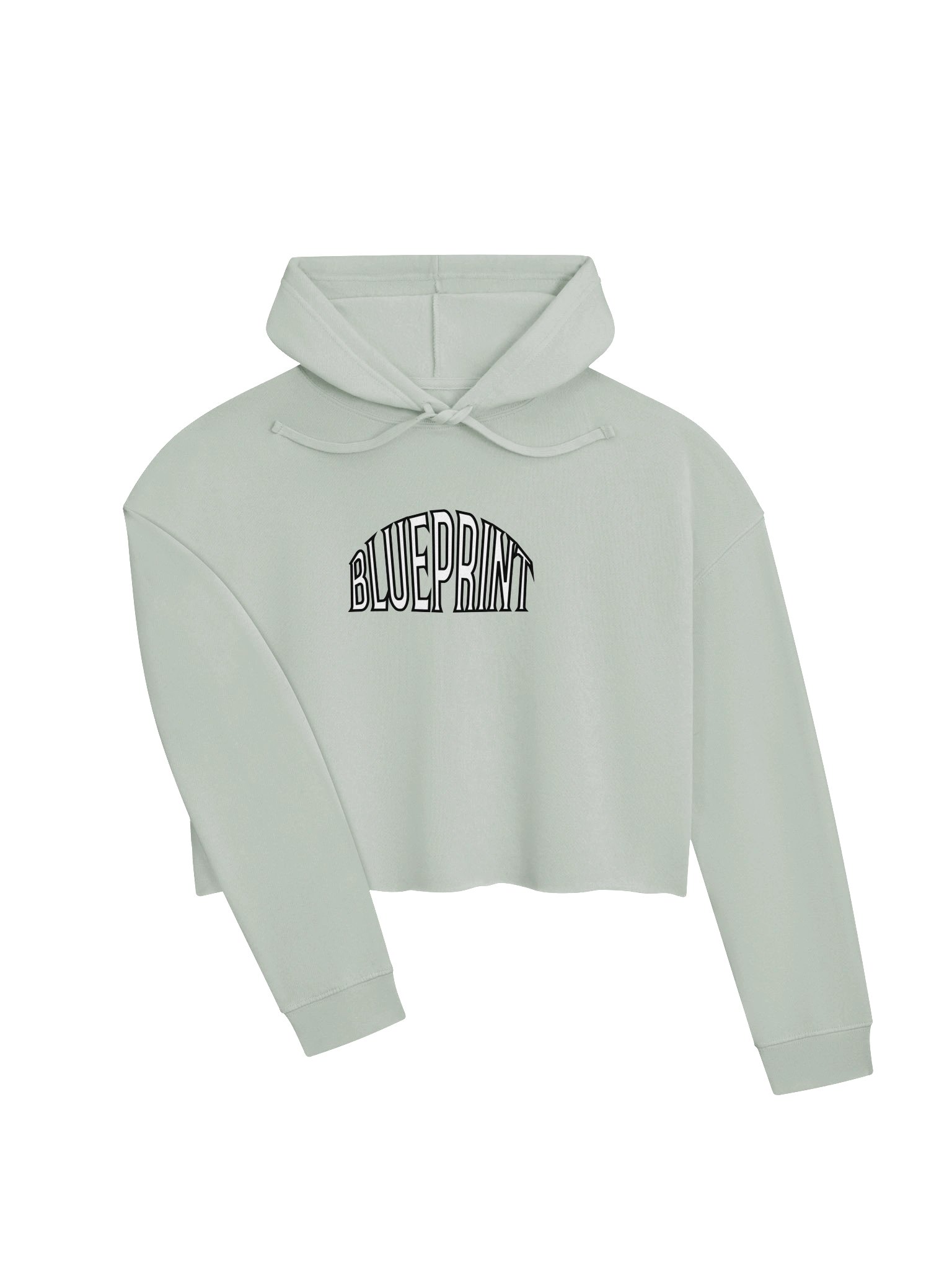 Womens Blueprint Cropped Hoodie product image (6)