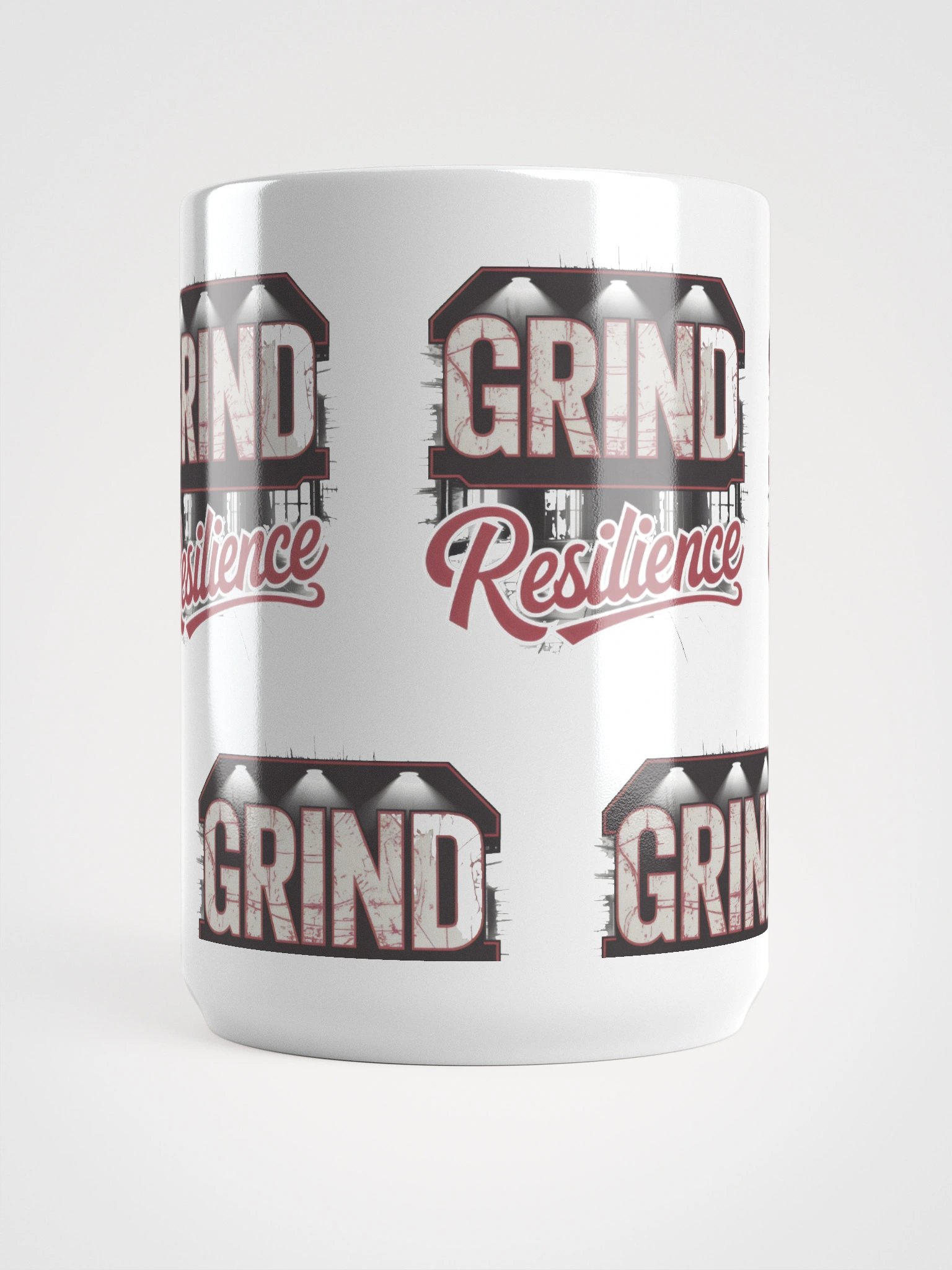GRIND & Resilience White Glossy Mug product image (5)