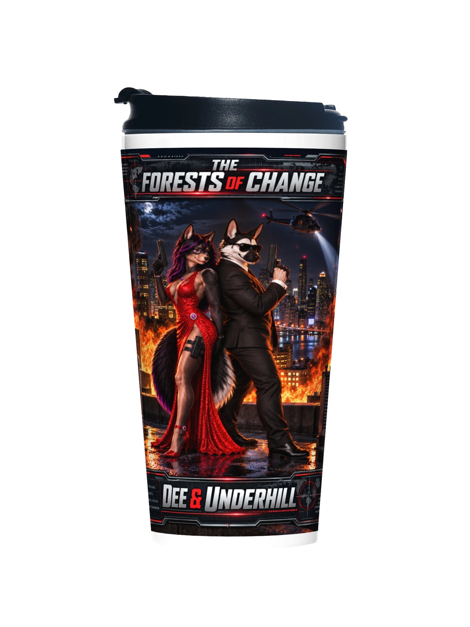 Dee & Underhill Banner Travel Mug. product image (1)