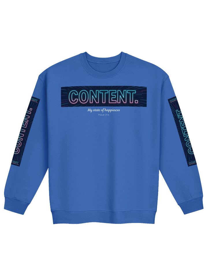 My State of Happiness - Content. (Psalm 37:4) - Exclusive Drop product image (1)