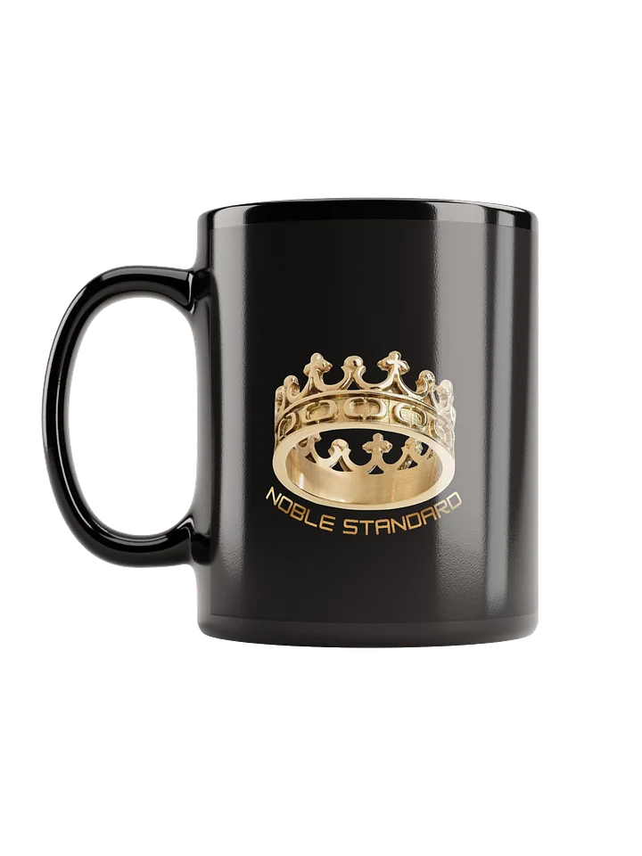 Regal Crown Rings Black Mug product image (1)