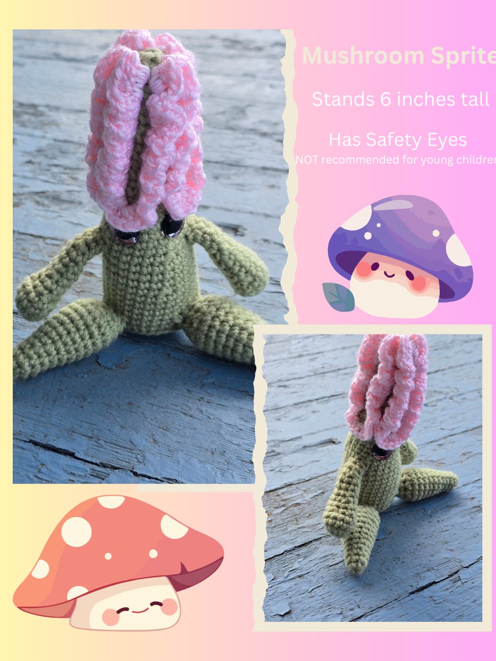 Moral Mushroom Plushie 🐑 product image (1)