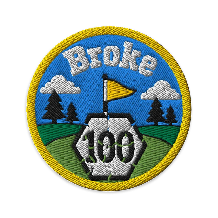 Golf Merit Badge - Broke 100 product image (1)