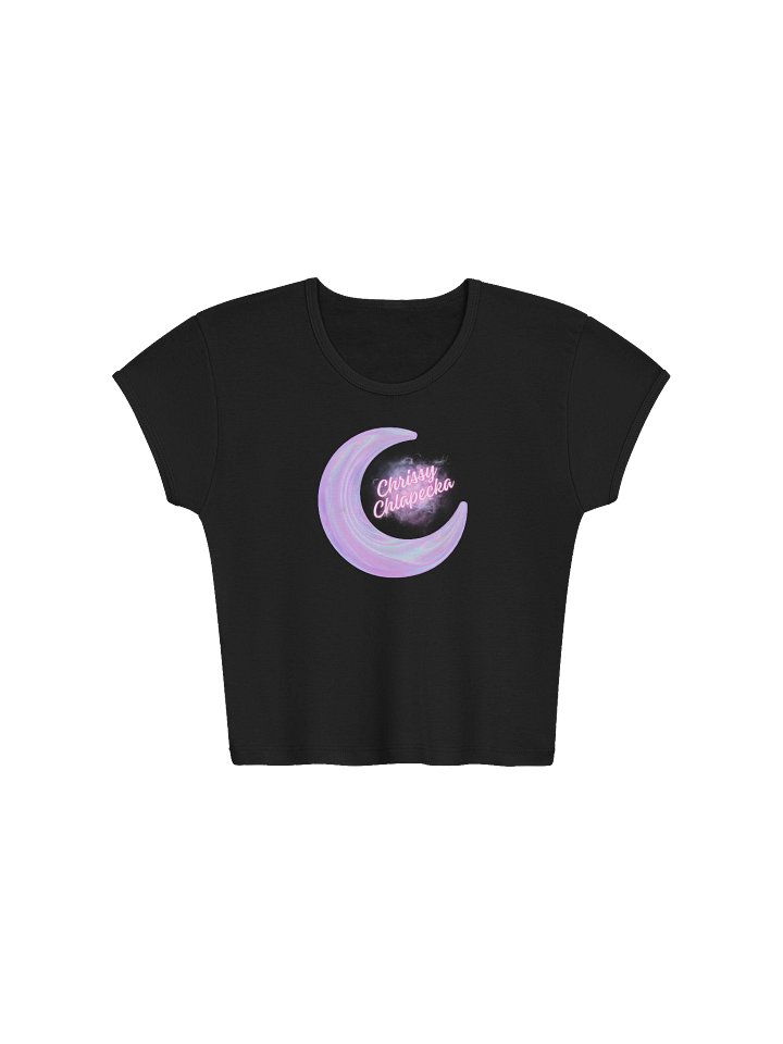 Chrissy Logo Crop Tee - Black product image (1)