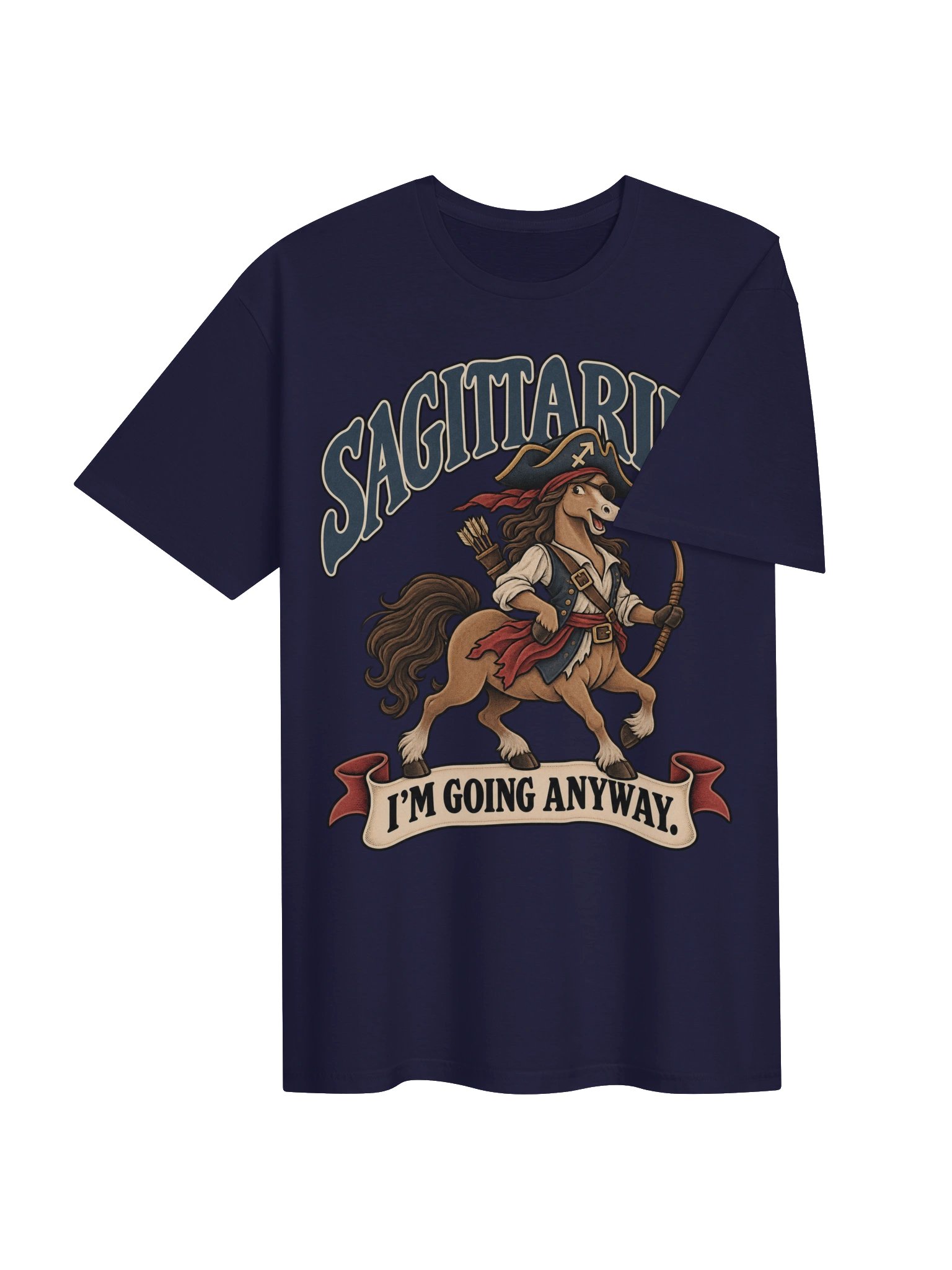 Sagittarius Halloween | I’m Going Anyway Tee product image (4)