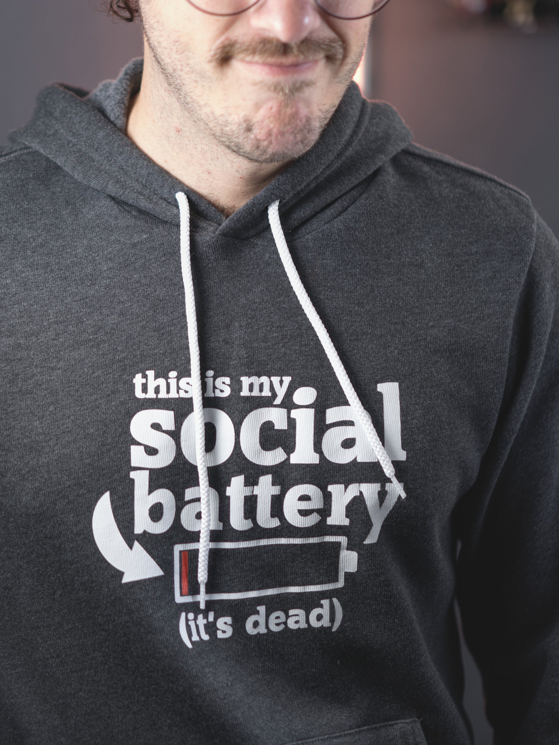 This Is My Social Battery (It's Dead) Hoodie product image (3)
