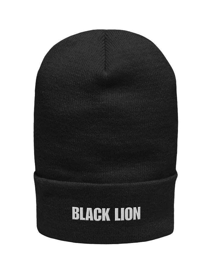 BLACK LION BEANIE product image (1)