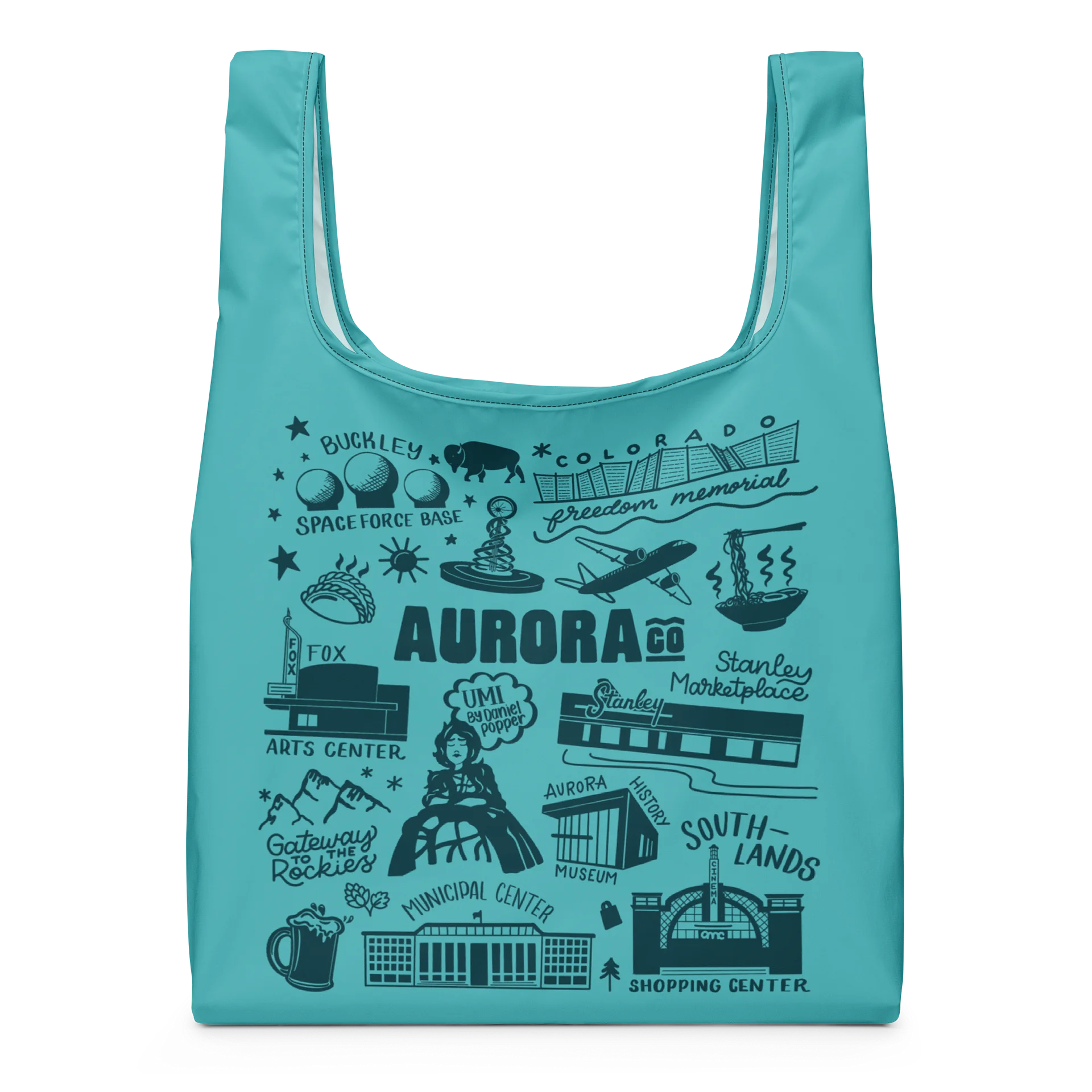 Aurora Landmarks Shopping Bag product image (1)