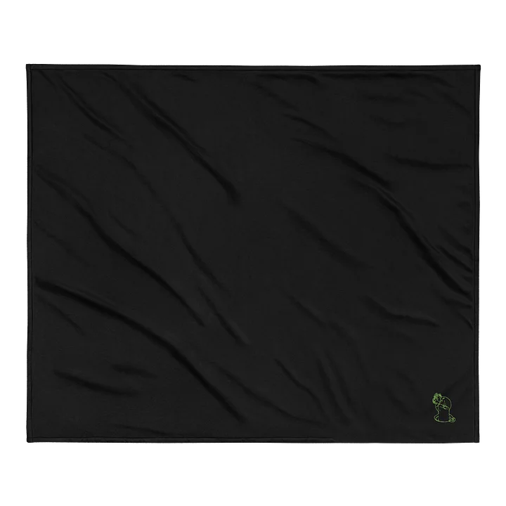 Your Moth, My Flame Throw Blanket - Green product image (2)