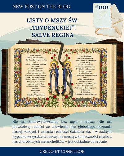 T: Dziś o jednej z najpiękniejszych antyfon maryjnych. Jeśli chodzisz na Mszę św. w klasycznej formie, na pewno ją znasz. Jeś...